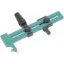 Wolfcraft 4151000 Cortacírculos para taladradoras, 30-120 mm de diámetro de corte, 30 mm de profundidad de corte máx., cuchillas HSS, vástago de 8 mm