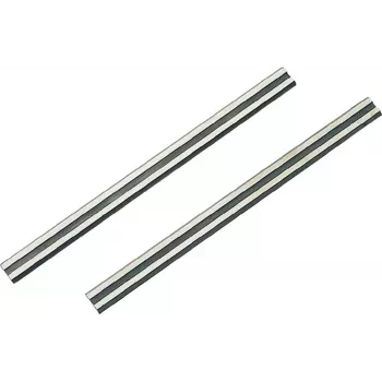 Wolfcraft 2 cuchillas reversibles para cepillo 82 mm HSS, pack de 2 (4113000)