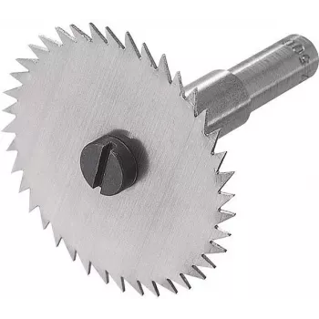 Wolfcraft 3270000 Fresa de ranurar con fresa de ranurar, 45 mm de diámetro, vástago de 8 mm, con plaquitas de metal duro