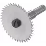 Wolfcraft 3270000 Fresa de ranurar con fresa de ranurar, 45 mm de diámetro, vástago de 8 mm, con plaquitas de metal duro