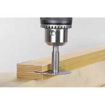 Wolfcraft 3270000 Fresa de ranurar con fresa de ranurar, 45 mm de diámetro, vástago de 8 mm, con plaquitas de metal duro