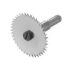 Wolfcraft 3270000 Fresa de ranurar con fresa de ranurar, 45 mm de diámetro, vástago de 8 mm, con plaquitas de metal duro