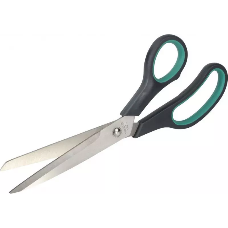 Wolfcraft 4117000 Tijeras de cocina 250 mm Negro-Verde