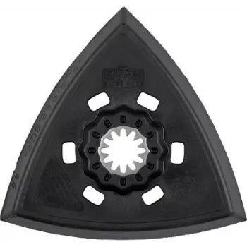 Wolfcraft 4247000 Plato de lijar delta, 93 mm, velcro, 1 ud.