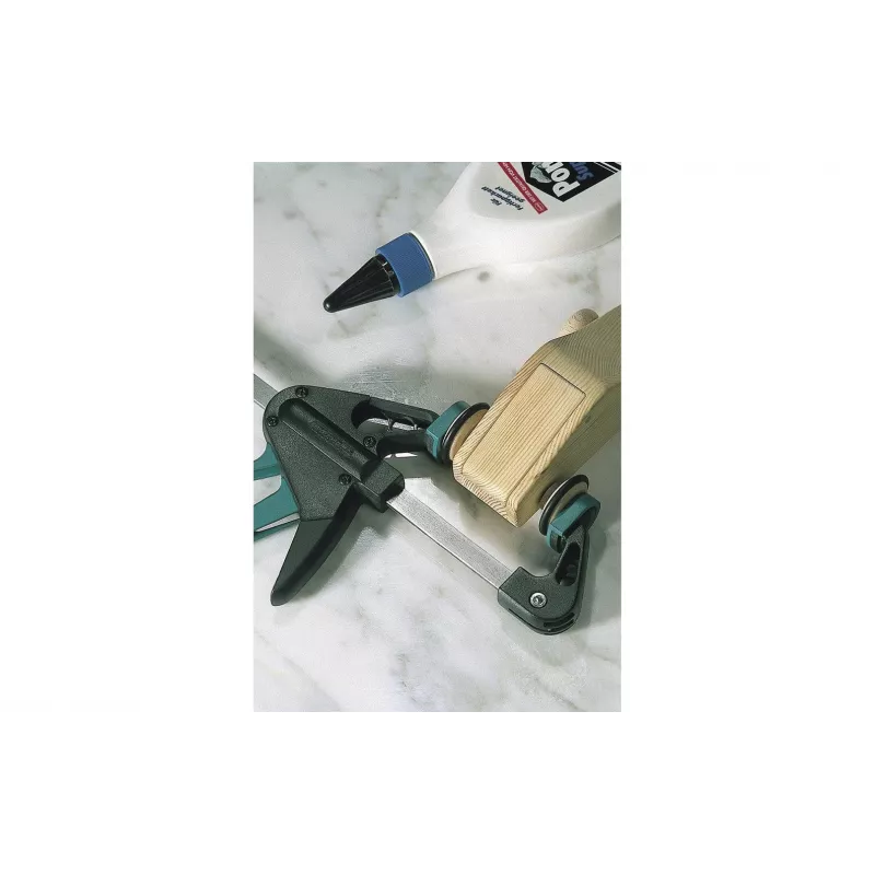 Wolfcraft EHZ Mini sargento de una mano 3455100, 110 mm de apertura, 40 mm de fondo