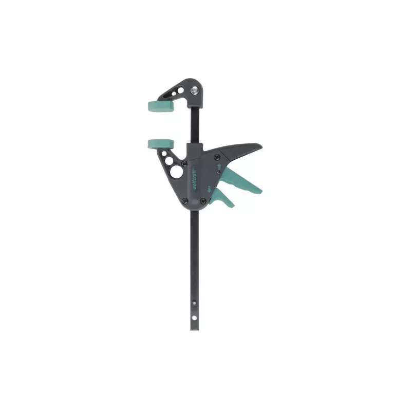 Wolfcraft EHZ Mini sargento de una mano 3455100, 110 mm de apertura, 40 mm de fondo