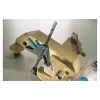 Wolfcraft EHZ Mini sargento de una mano 3455100, 110 mm de apertura, 40 mm de fondo