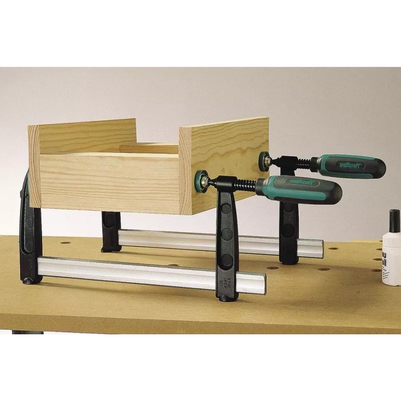 Wolfcraft SZ 120-1000 sargento en F 1000 mm de apertura 120 mm de fondo 3623000