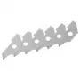 Wolfcraft 5893000 cuchillas de repuesto para desbarbador de bordes de taladro, 6 uds.