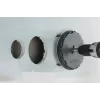 wolfcraft sierra de corona ajustable 45-130 mm con hojas HSS y broca de centrar 5978000