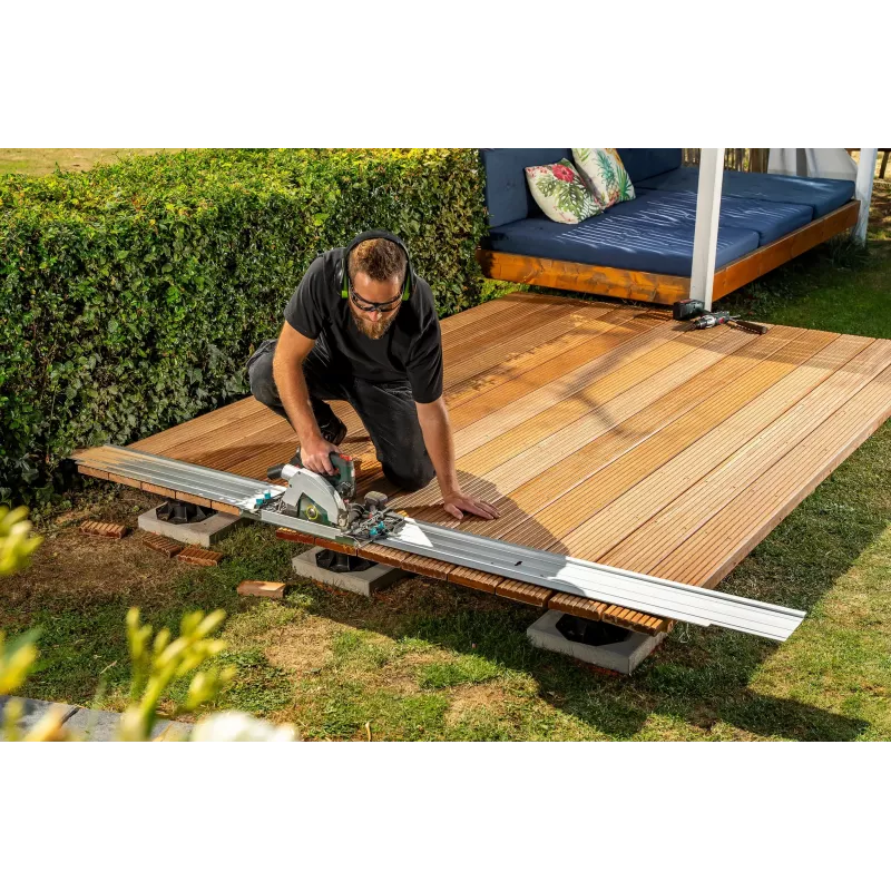 Set de prolongación wolfcraft para guía de sierra FKS 145, prolonga hasta 255 cm (6914000)