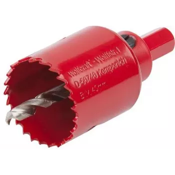 Sierra de corona bimetálica Wolfcraft 5469000 40 mm