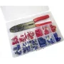Surtido de conectores de crimpado WKK 60349 0,5-2,5 mm² terminales rojo/azul aislados set