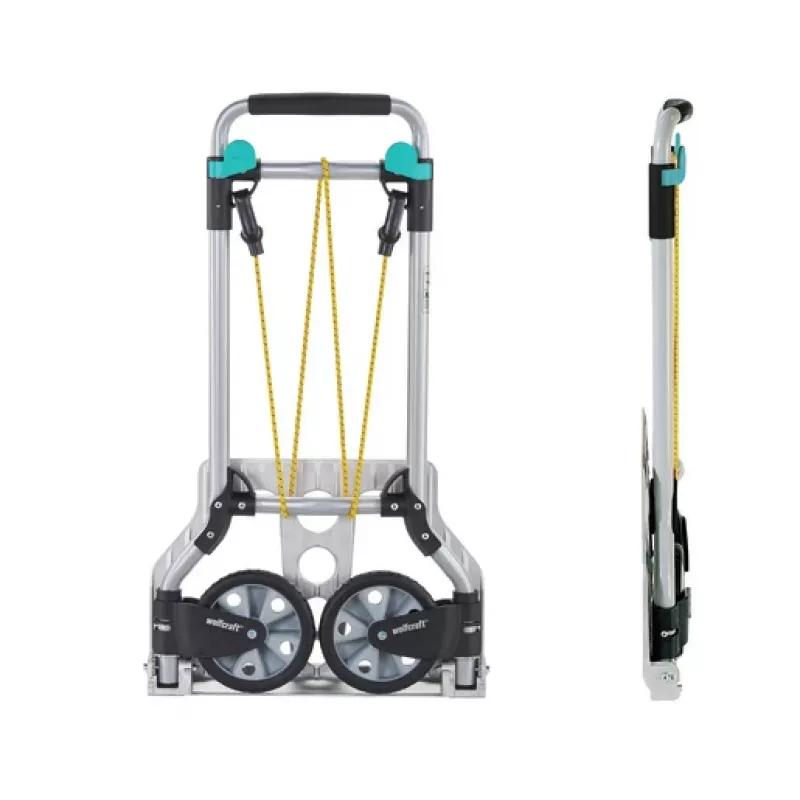 wolfcraft TS 600 carretilla de aluminio, 70 kg, negro 5505000