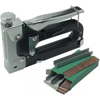 Wolfcraft tacocraft 7 grapadora manual para grapas tipo 53, 4-14 mm 7089000