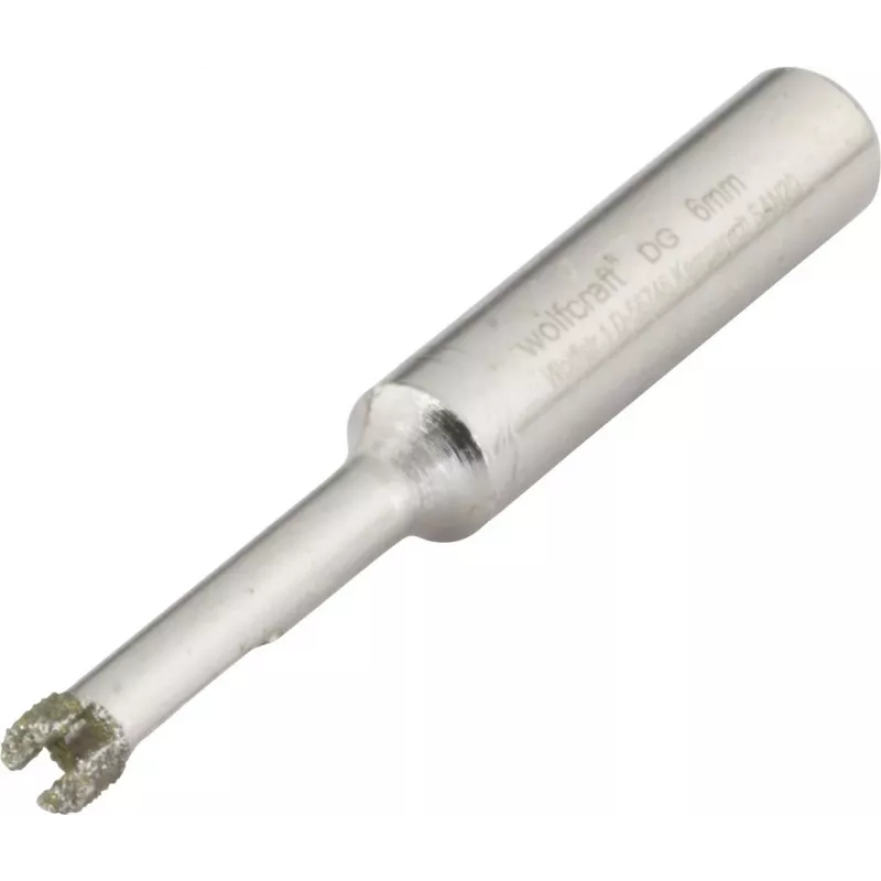 wolfcraft set de brocas de diamante 3 uds. Ø 6/8/10 mm para gres porcelánico, granito, azulejos 5916000