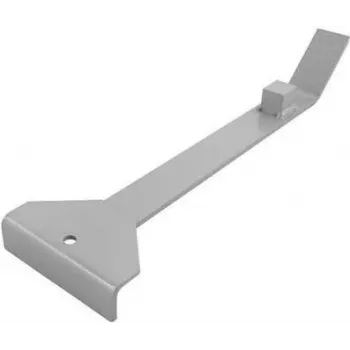 Wolfcraft Zugeisen 6928000 - herramienta para la colocación de suelos laminados y parqué, 350 mm, acero con base de fieltro