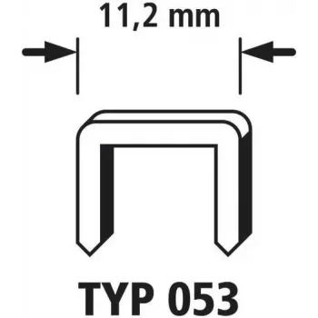 Wolfcraft 2000 grapas de lomo ancho 2000 uds. 7026000 dimensiones (an x al) 11,2 mm x 6 mm