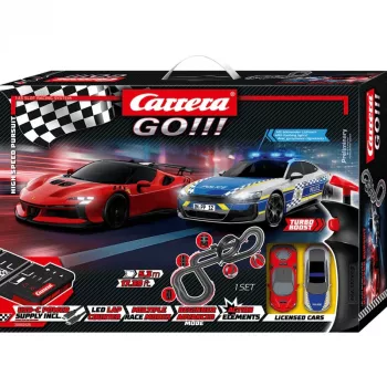 Carrera GO!!! Circuito eléctrico de slot High Speed Pursuit
