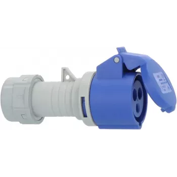 Brennenstuhl 1081020020 Conector hembra CEE 16 A 3 polos 230 V IP44 azul