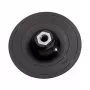 wolfcraft 125 mm Almohadilla de lijado con velcro con adaptador de portabrocas y hoja de lija K80 (2285000)
