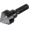 Wolfcraft 2584000 Set de avellanadores cónicos 3 piezas 12/16/19 mm acero para herramientas vástago hexagonal 1/4 pulgadas