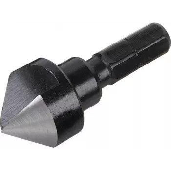 Wolfcraft 2584000 Set de avellanadores cónicos 3 piezas 12/16/19 mm acero para herramientas vástago hexagonal 1/4 pulgadas
