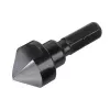 Wolfcraft 2584000 Set de avellanadores cónicos 3 piezas 12/16/19 mm acero para herramientas vástago hexagonal 1/4 pulgadas