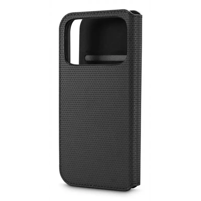Black Rock Booklet Slim Folio carcasa para Apple iPhone 17 Pro, negra 00080398