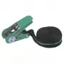 Wolfcraft 3418000 Correa de amarre de una pieza con trinquete, 4 m x 25 mm, LC 90 daN
