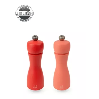 Peugeot Tahiti Set de molinillos de pimienta y sal, 2 uds., 15 cm, rojo