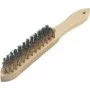 Brüder Mannesmann Cepillo de alambre de latón 135 mm 2 hileras