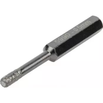 Wolfcraft 5990000 Broca de diamante 6 mm vástago hexagonal