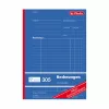 Herlitz libros de formularios de facturas A5 2 partes autocopiativos, pack de 4 300003799