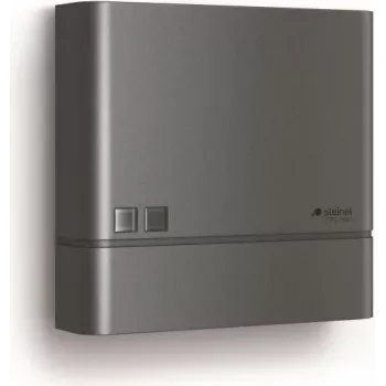 STEINEL TS PRO COM1 detector de movimiento con interruptor crepuscular, 360° PIR, alcance 12 m, IP54, blanco 089139