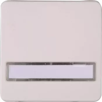Kopp HK02 tapa basculante con lente, símbolo de llave, blanco ártico 330513005