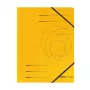 Herlitz easy orga Carpeta A4 con gomas en las esquinas, amarillo, pack de 5