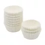 FACKELMANN 21615 moldes para muffins y cupcakes, papel de hornear antiadherente, blanco, 5,0 cm de diámetro, 250 uds.