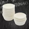 FACKELMANN 21615 moldes para muffins y cupcakes, papel de hornear antiadherente, blanco, 5,0 cm de diámetro, 250 uds.