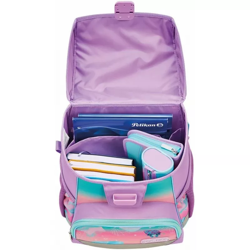 Herlitz mochila escolar Loop 6-9 años Seahorse Ocean Lights