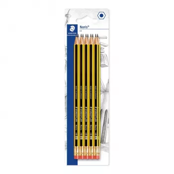 Staedtler Noris HB 122-2 BK10 set de lápices de grafito, HB, 10 uds.
