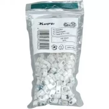 HEINRICH KOPP clips para cables con clavo, haz Ø 4-7 mm, gris, 100 uds. 345504087