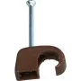 HEINRICH KOPP clips para cables con clavo, diámetro de haz 7-11 mm, marrón, 50 uds. 342706082
