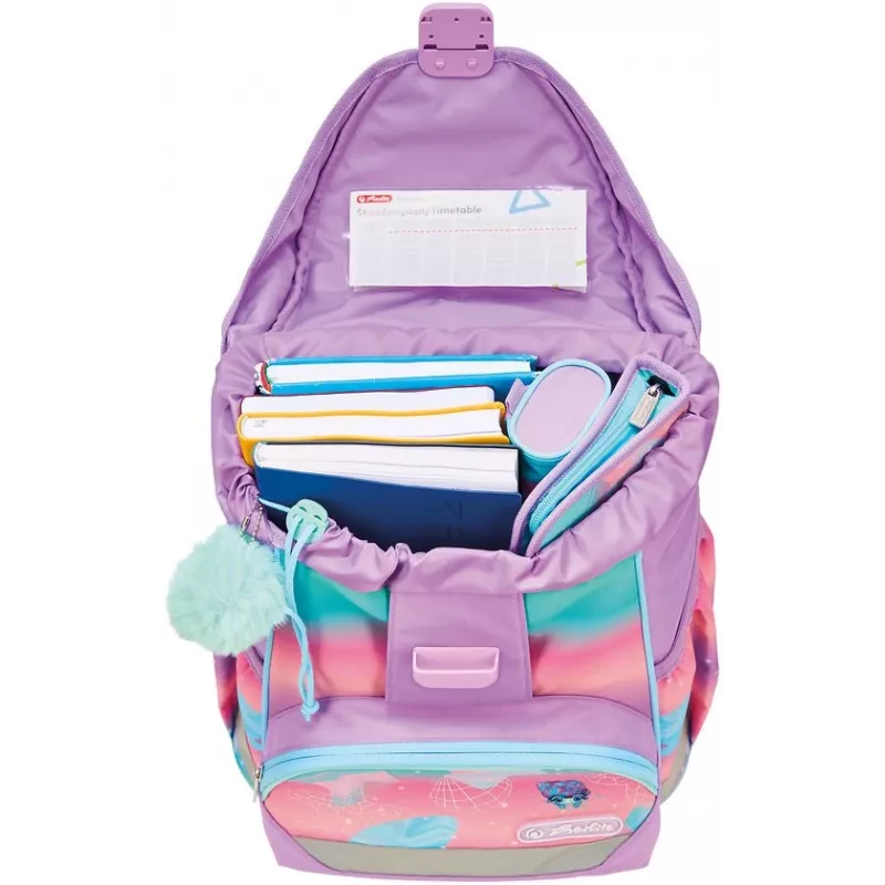 Herlitz Set de mochila escolar Ultralight Seahorse Ocean Lights 6-9 años