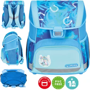 Herlitz Mochila escolar Loop 6-9 años con motivo Lucky Horse