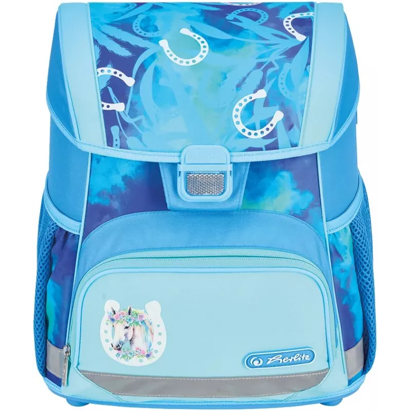 Herlitz Mochila escolar Loop 6-9 años con motivo Lucky Horse