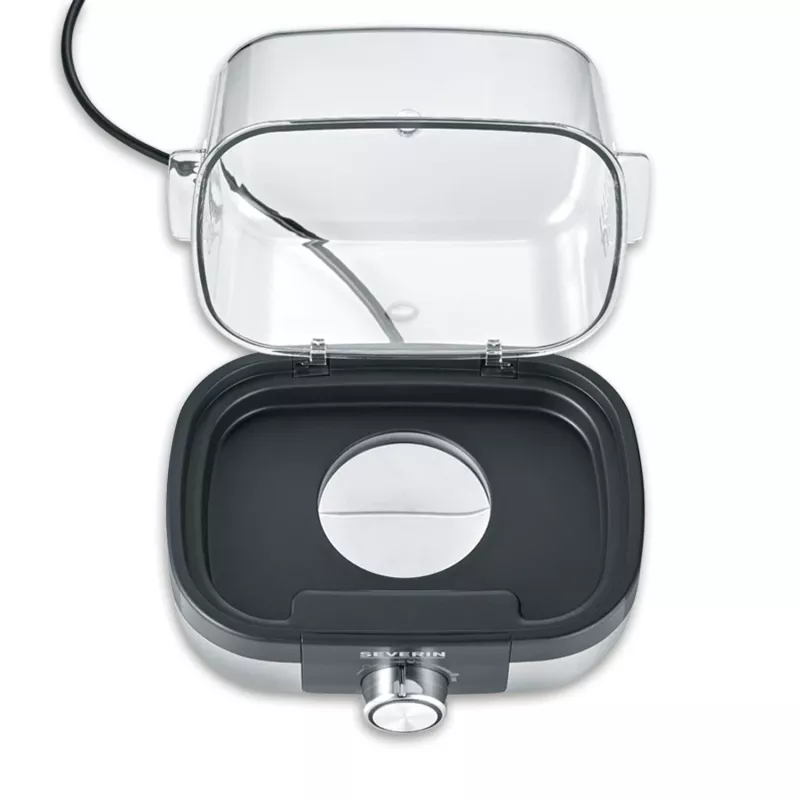 Severin EK 3169 Hervidor de huevos, hasta 6 huevos, 420 W, negro/plata