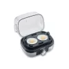 Severin EK 3169 Hervidor de huevos, hasta 6 huevos, 420 W, negro/plata