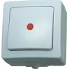 HEINRICH KOPP Paris Interruptor basculante de 2 vías, empotrable, 250 V AC, 10 A, blanco polar 566302004