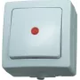 HEINRICH KOPP Paris Interruptor basculante de 2 vías, empotrable, 250 V AC, 10 A, blanco polar 566302004